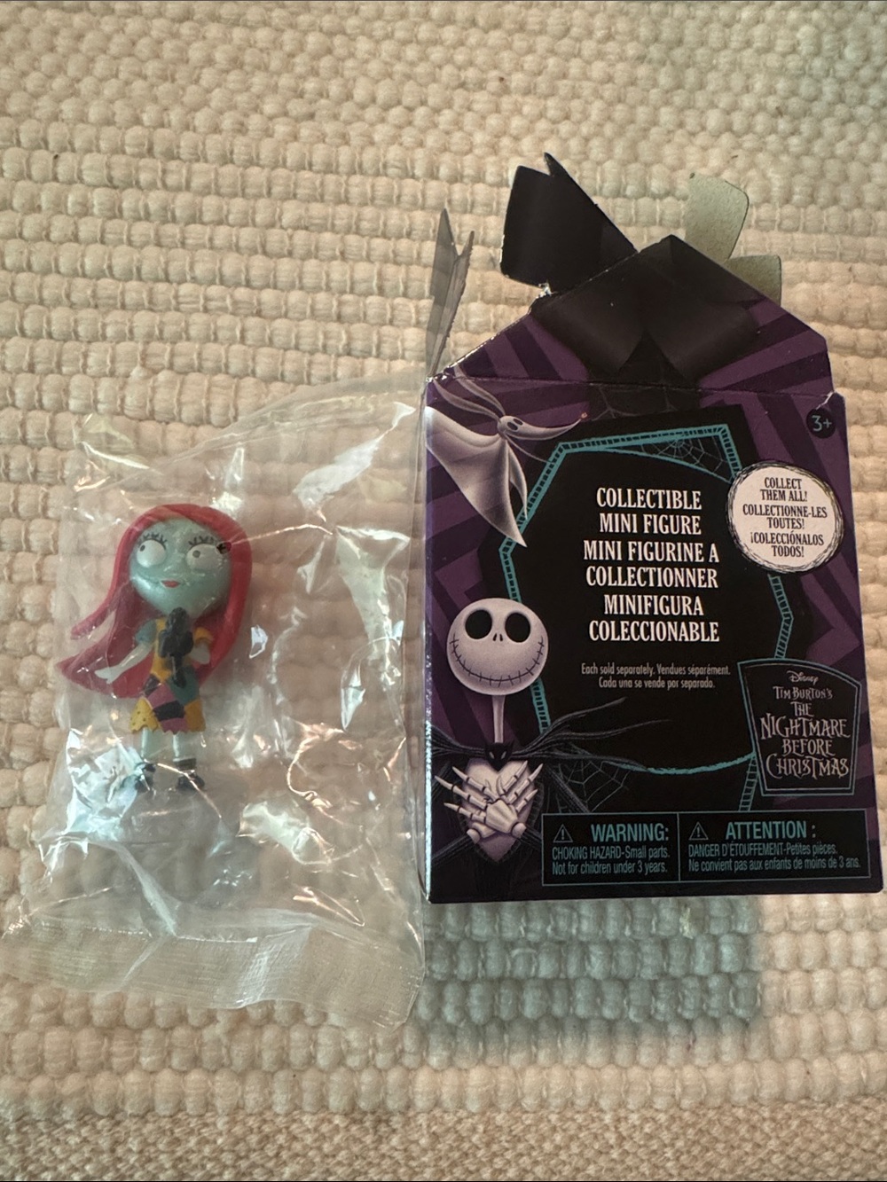 Disney Nightmare Before Christmas Sally Rare Mini Figure Mystery Box